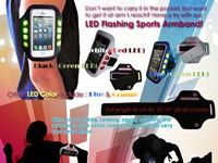 Sports Partner for Smart Phone - LED Flashing Sport Armband